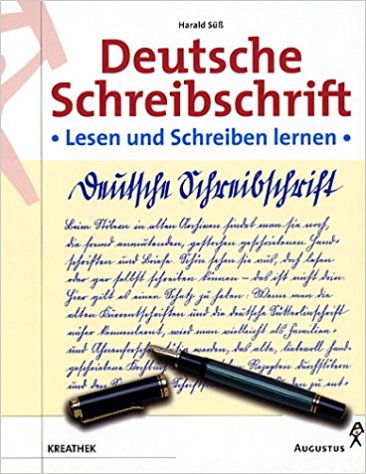 Deutsche Schreibschrift, Lehrbuch und Übungsbuch